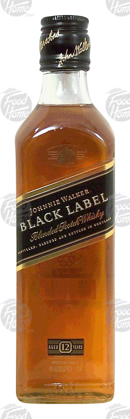 Johnnie Walker Black Label blended scotch whisky, aged 12 years, 43% alc. by vol. Full-Size Picture